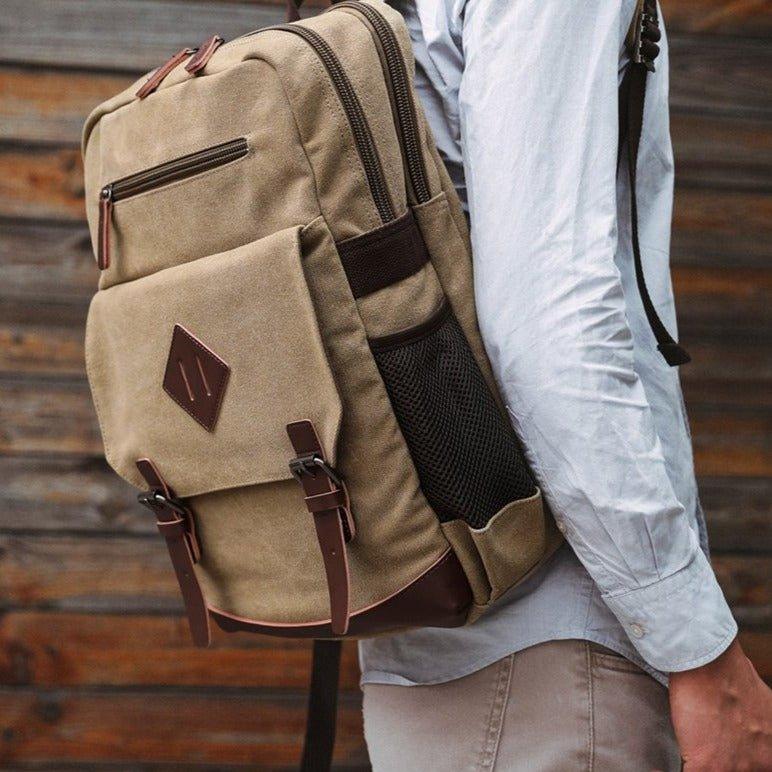 canvas vs leather backpack VASCHY Laptop Backpack, Casual Campus Rucksack with 15.6 inch Laptop Compartment This stylish and durable backpack is perfect for everyday use and outdoor adventures. Leather vs. canvas: The ultimate