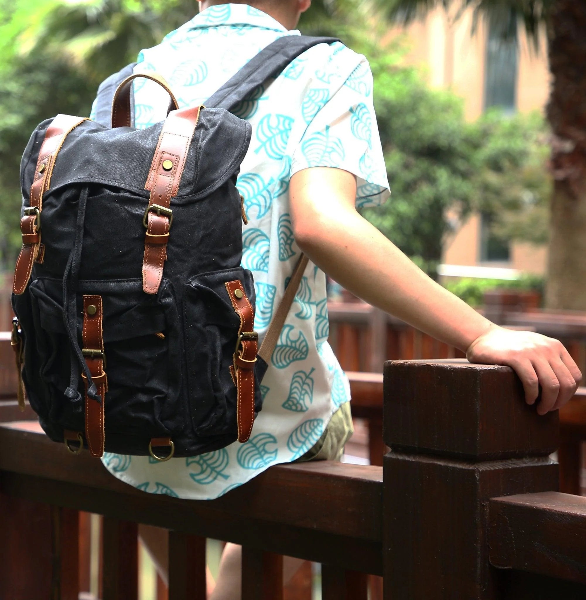 Best wax top canvas backpack