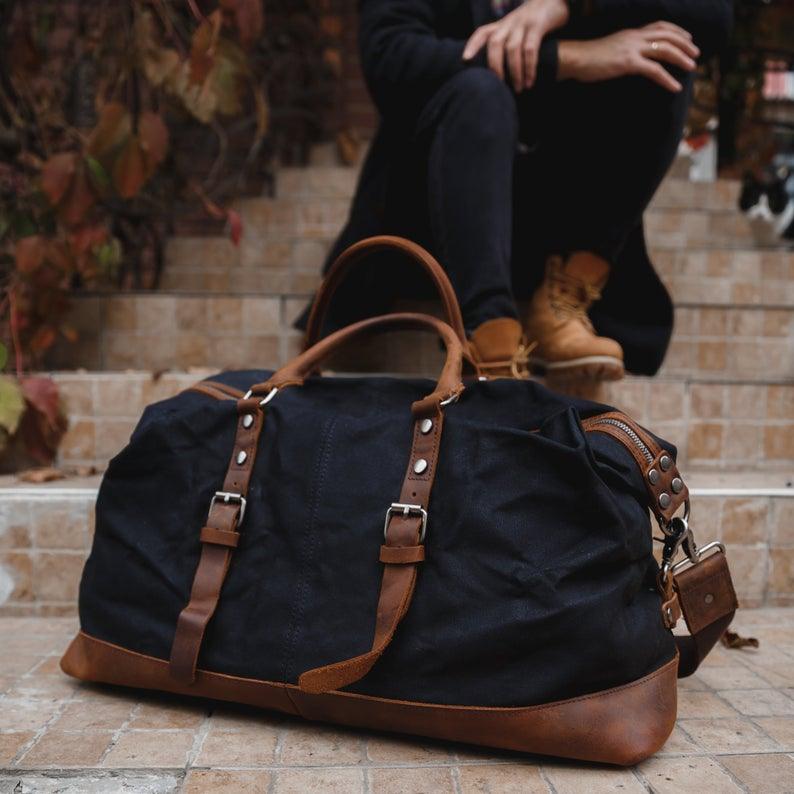 best men's travel bag waterproof 150L Large Bag, Extra Large Trave Duffle for Men Women | Foldable, Water Resistant, Tear-Resistant, Collapsible, with Shoe Compartment, for Gym Sport Overnight Weekender, Black And Other From INOXTO Outdoor. The 8 Best Travel Bags