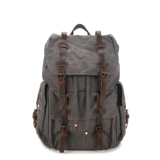 Cotton Canvas Backpack for Outdoor - Woosir