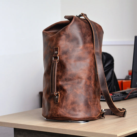 Leather Cross Body Bag for Outdoor Travel - Woosir