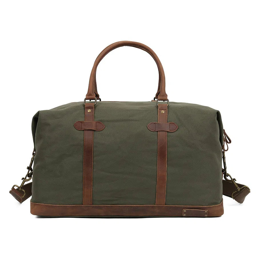 Vintage Cotton Canvas Duffle Bag - Main Image