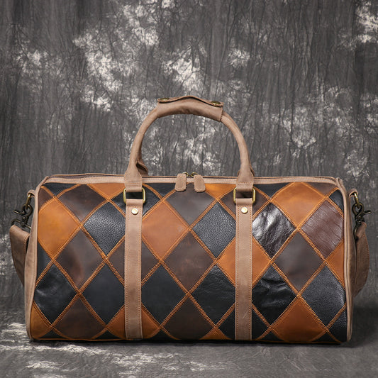 Sac week-end en cuir de vachette 23'' pour homme