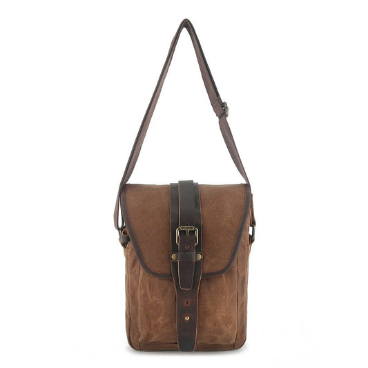 Petit sac messager en toile cirée