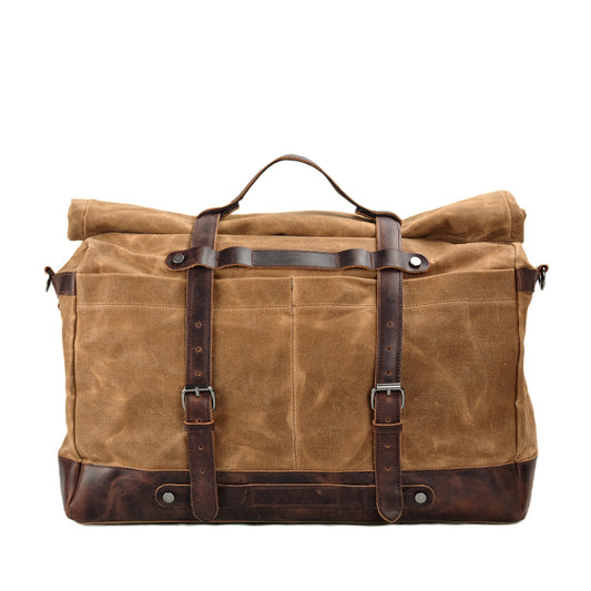 Waxed Canvas Duffle Bag - Woosir