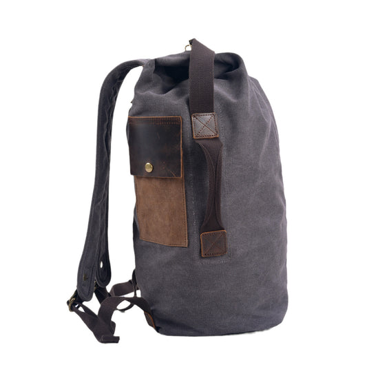 Vintage Canvas Backpack Stylish and Functional Travel Companion - Woosir