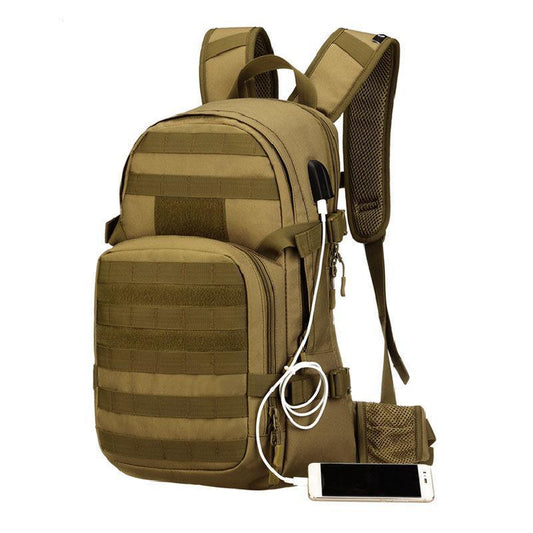 25L Molle Backpack USB Charging Camping Rucksack - Woosir