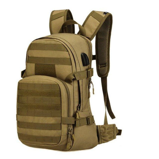 25L Molle Backpack USB Charging Camping Rucksack - Woosir