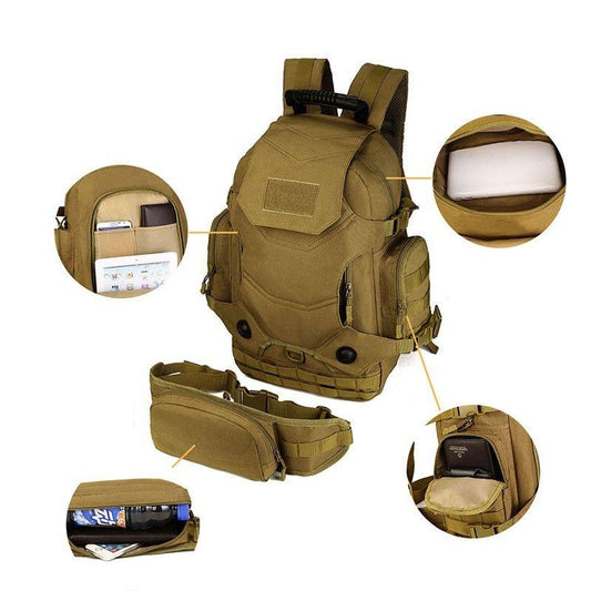40L Backpack Camping Bag Molle Rucksack - Woosir