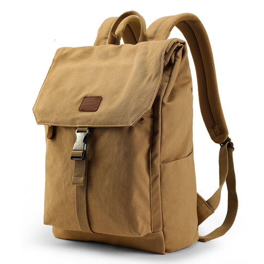 Vintage Cotton Canvas Backpack Rucksack - Woosir
