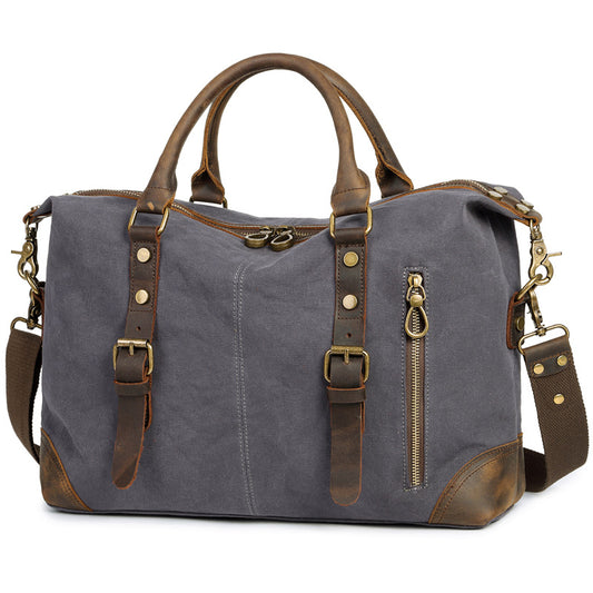 Vintage Canvas Shoulder Bag for Laptops and Outdoor Travel - Woosir