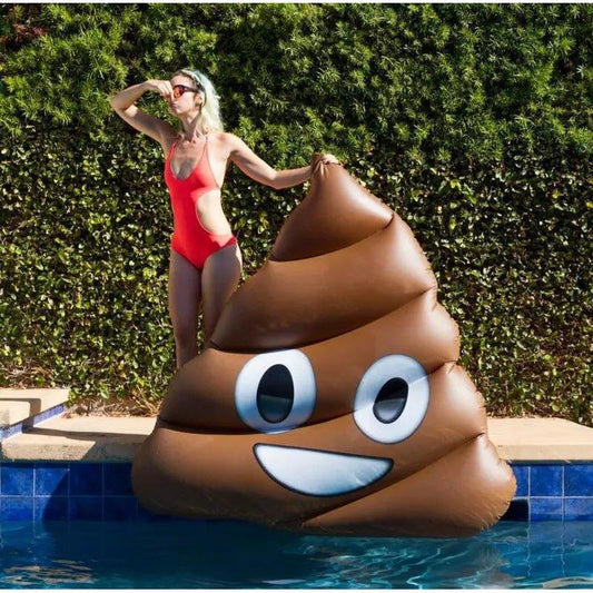 Big Poop Inflatable Pool Float - Woosir