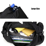 Black Duffle Bag Foldable Lightweight Travel Handbag - Woosir Black Duffle Bag Foldable Lightweight Travel Handbag - Woosir