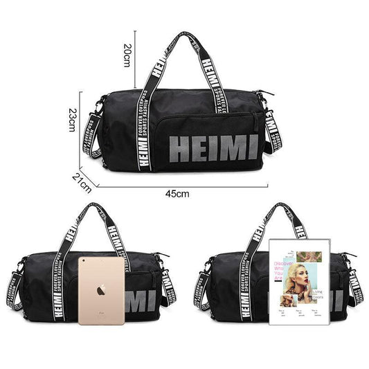 Black Mens Duffle Bags Waterproof - Woosir