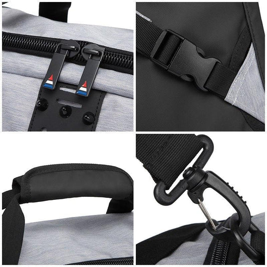 Canvas Travel or Gym Duffle Bag - Woosir