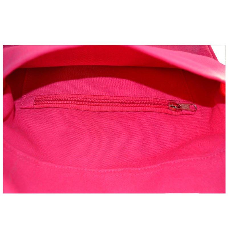 Canvas Yoga Mat Bag Tote Sling Carrier with Large Side Pocket - Woosir
