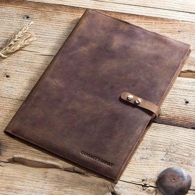 Cowhide Leather Cases For iPad Pro 12" - Woosir