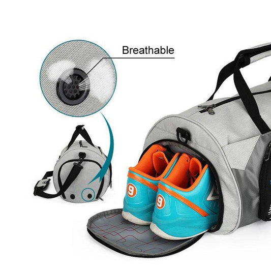 Fitness Sport Small Gym Bag with Shoes Compartment - Woosir