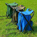 Folding Camping Stool Backpack - Woosir