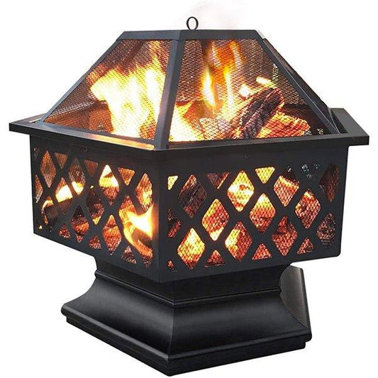 Hex Shaped Fire Pits For Wood - Woosir
