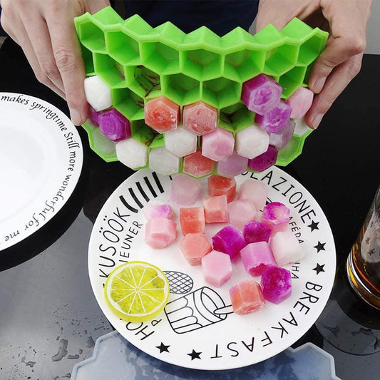 Ice Cube Trays with Lids 2-Pack - Woosir