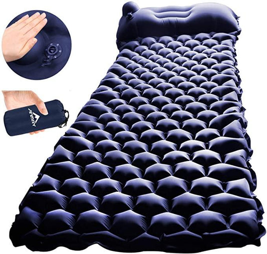 Inflatable Sleeping Mat With Pillow - Woosir