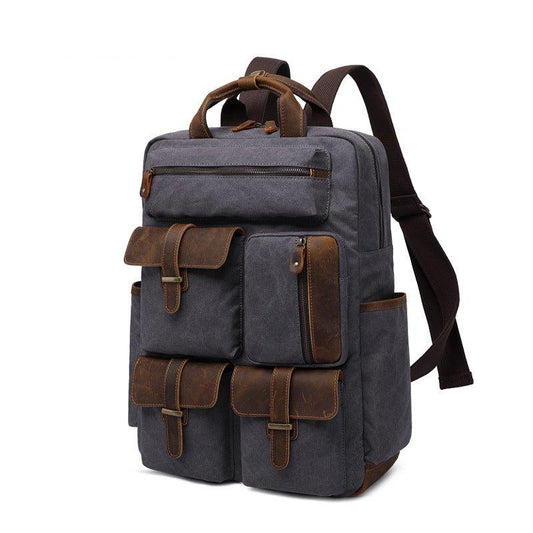Mens Vintage Backpacks for School - Woosir