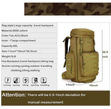 Molle Expandable Backpack 70L to 85L - Woosir
