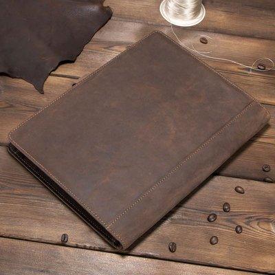 Multifunction Cowhide Leather Cases For iPad Pro 11 - Woosir