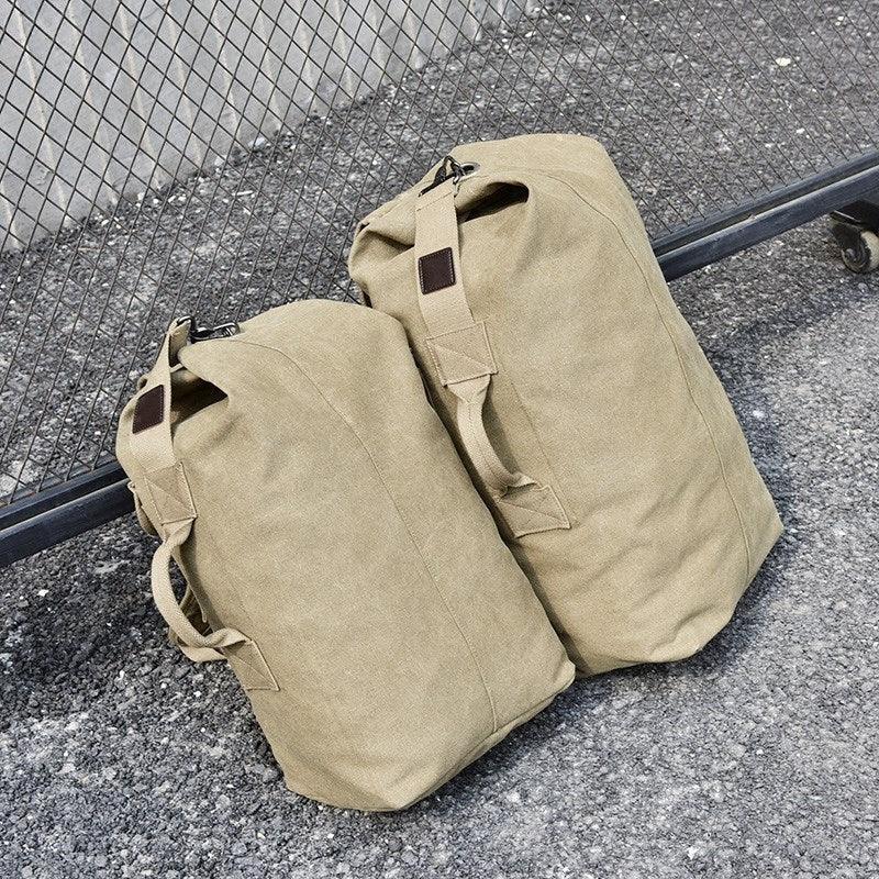 Multifunctional Canvas Molle Backpack Duffle Bag - Woosir