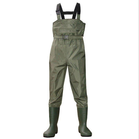 Outdoors Breathable Wading Pants with Boots - Woosir
