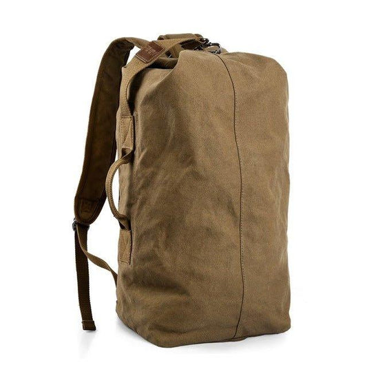 Outdoors Canvas Hiking Backpack Large Duffel Bag - Woosir