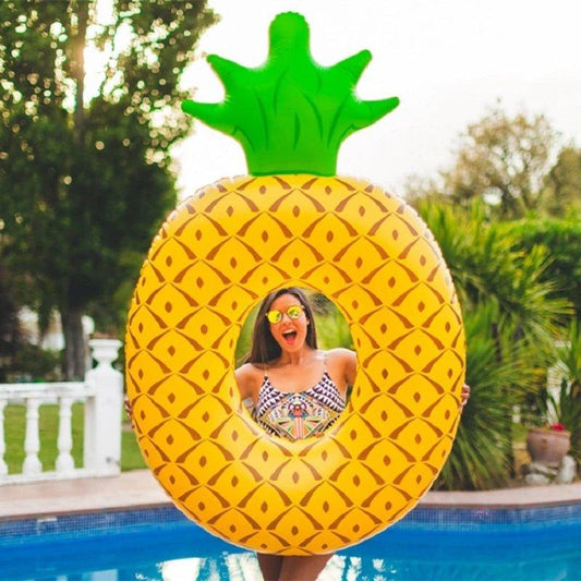 Pineapple Inflatable Circle Swimming Floating - Woosir