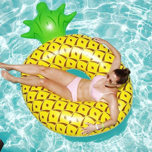 Pineapple Inflatable Circle Swimming Floating - Woosir