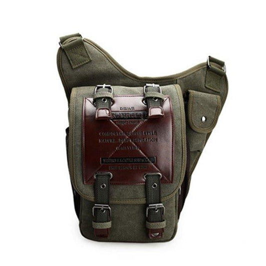 Vintage Canvas Shoulder Molle Messenger Bag - Woosir