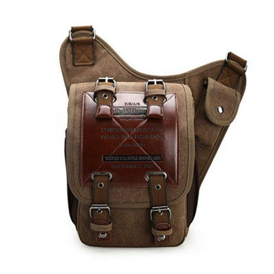 Vintage Canvas Shoulder Molle Messenger Bag - Woosir
