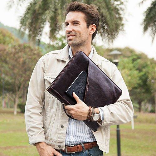 Vintage Genuine Leather Macbook pro 13.3 inch Case - Woosir