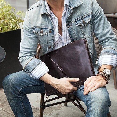 Vintage Genuine Leather Macbook pro 13.3 inch Case - Woosir