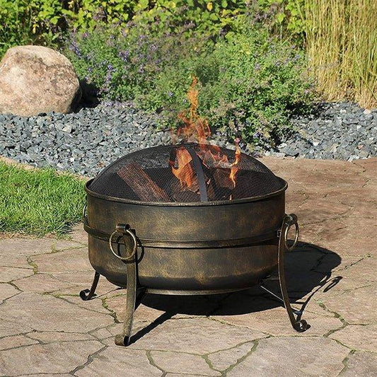 Vintage Portable Wood Fire Pits 24 Inch - Woosir