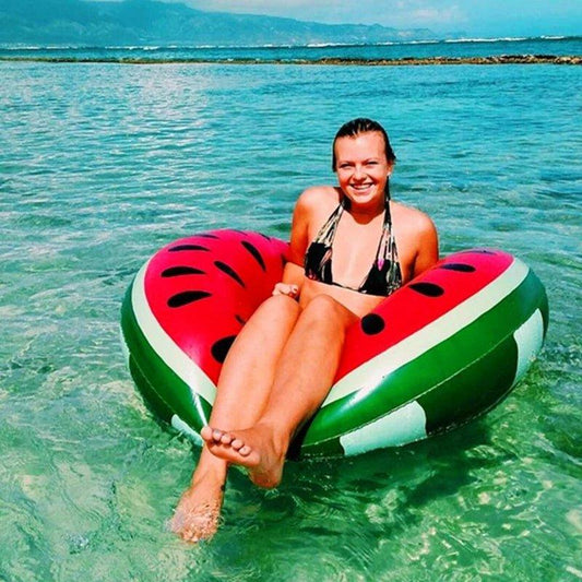 Watermelon Inflatable Circle Swimming Floating - Woosir