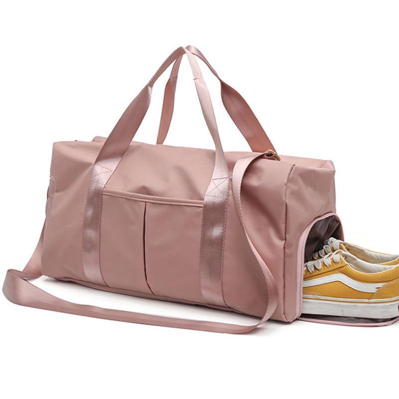 Outdoor Waterproof Oxford Sports Gym Bags for Men Women Training Fitness  Travel Handbags Yoga Mat Sport Bags Travel Duffel Bags