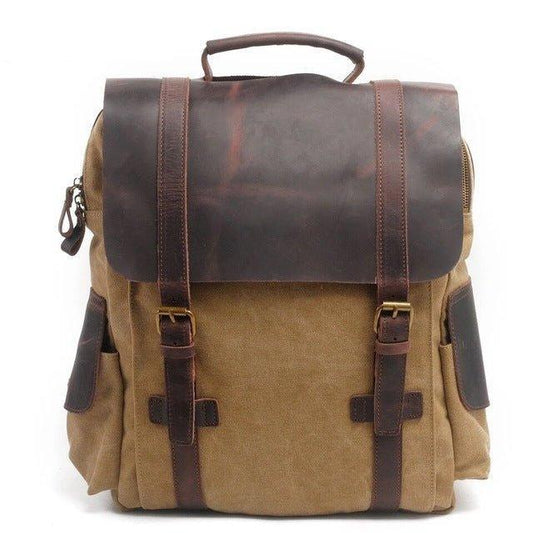 15 Inch Canvas Vintage backpack - Woosir