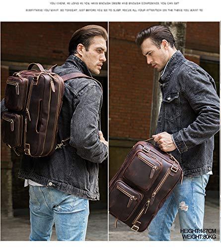 Woosir 4 Ways Multifunctional Leather Briefcase - Woosir