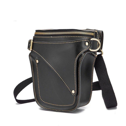 Woosir 8" Leather Thigh Fanny Pack - Woosir