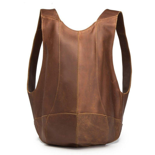 Vintage Anti Theft Leather Backpack Small - Woosir