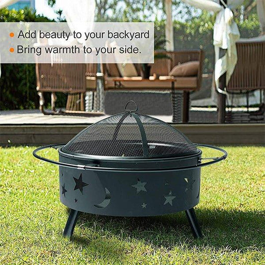 Woosir Backyard Wood Fire Pits 32 Inch - Woosir