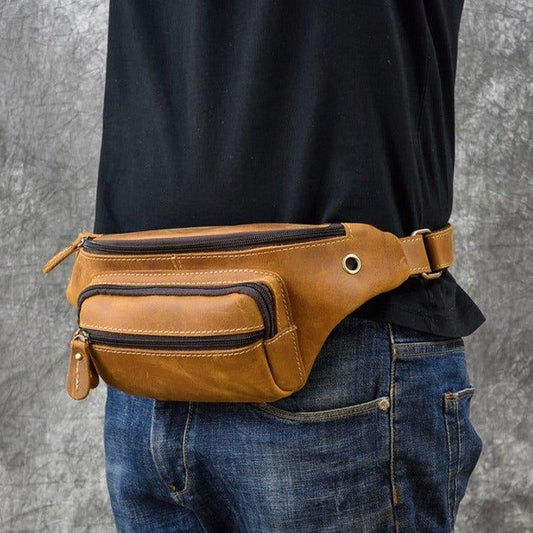 Woosir Belt Bag Mens Leather - Woosir