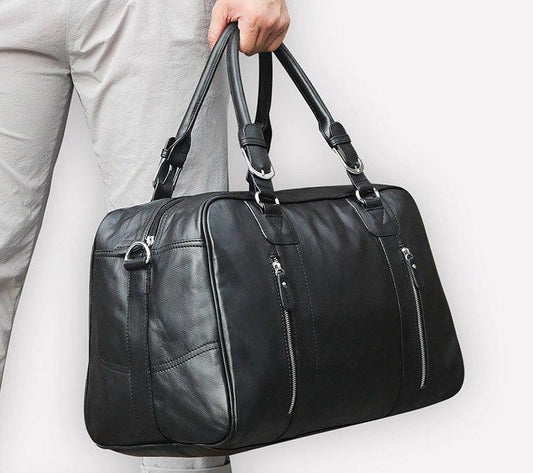 Woosir Black Duffle Bag Mens - Woosir
