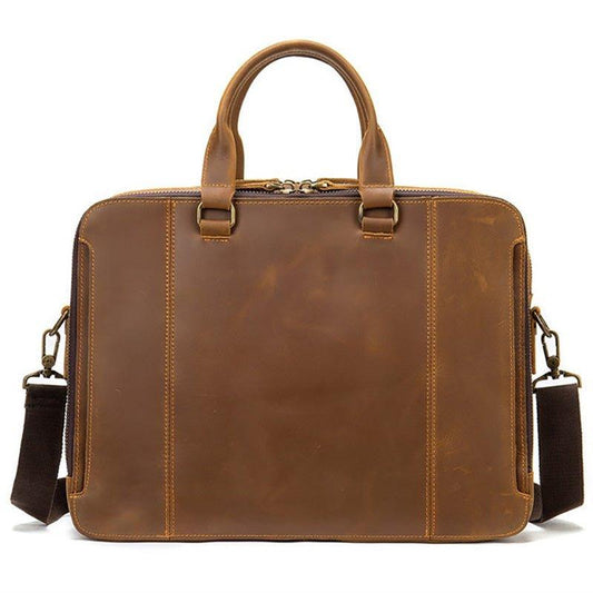Woosir Business Leather Briefcase for Men - Woosir