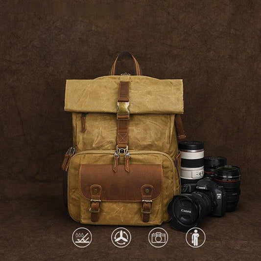 Woosir Camera Backpack with Trolley Sleeve and Tripod Strap - Woosir